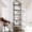 Black, variant on Bookcase Bookshelf, Tempered Glass Bookshelves, Slim Shelving Unit for Bedroom, Bathroom, Home Office, Steel Frame, 5 Tier Gold BC05001G