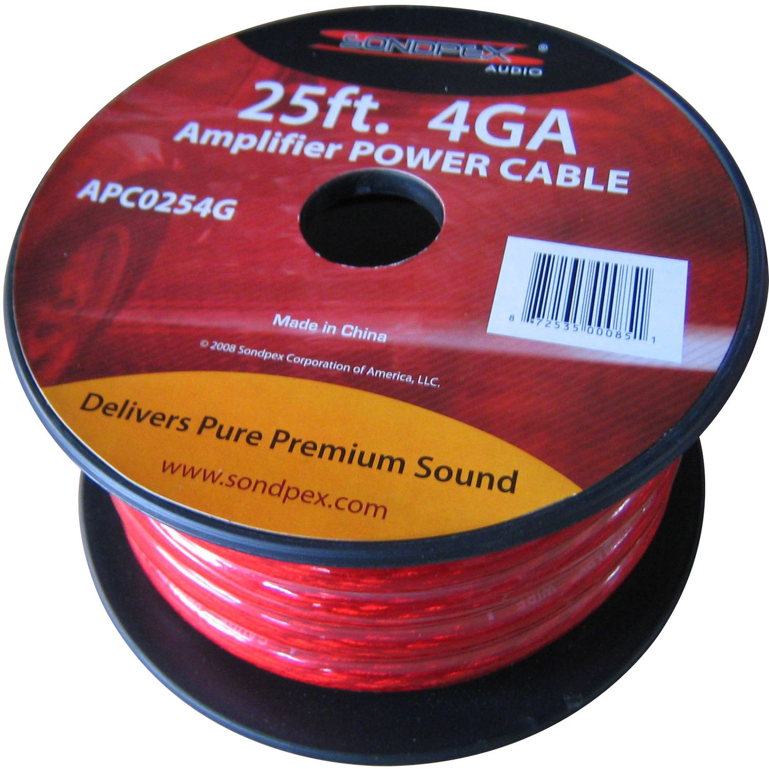 4GA 25' Amplifier Power Cable