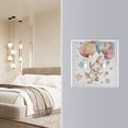 thumbnail image 5 of Rabbit Flying with Balloons Light Switch Cover Electrical Outlet Cover Replaceable Wall Plates 3-Gang, 5 of 8