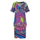 thumbnail image 4 of Vestido psicodélico cruzado con bolsos, estilo hippie, retro, estilo Peace Love Flower Power Dove, vestidos de verano para mujer 2025, ropa estética., 4 of 7