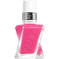 essie gel couture long-lasting nail polish, vegan, be dazzled, pink, pinky ring, 0.46 fl oz