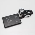 thumbnail image 2 of 2X RFID Smart Card Reader with USB Port, 13.56MHz IC Card, Contactless Sensitivity, Support Window System Linux,2 x RFID Smart Card Reader 2 x USB cable 2 x 13.56MHz IC Card,black, 2 of 4