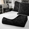 thumbnail image 4 of Manfei Boho Damask Quilt Full 3-Piece,Traditional Flowers Full Bedspread Sets,1 Coverlet and 2 Pillowcases, 4 of 7