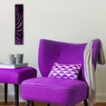 thumbnail image 2 of Reverse Lashes Modern Metal Wall Decoration by Meyerdirk Art, Candy Purple, 2 of 2