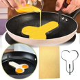 thumbnail image 1 of Stainless Steel Egg Ring Non Stick Cooking Tool For Sunny Side Up And Poached Eggs Kitchen Utensil, 1 of 6
