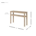thumbnail image 2 of New Pacific Direct Tiburon Console Table w/ Shelf in Drifted Sand, 2 of 10