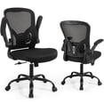 thumbnail image 1 of Ergonomic Office Desk Chair with Lumbar Back Support, Adjustable Swivel Flip-up Arms Task Chair Executive Mesh Computer Chair, 320LBS, 1 of 10