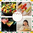 thumbnail image 5 of Cocktail Picks Long Toothpicks Household Fruit Picks with Festive Christmas Designs for Fruit Platters Desserts Appetizers Perfect for Holiday Parties, Christmas Dinner, 5 of 8