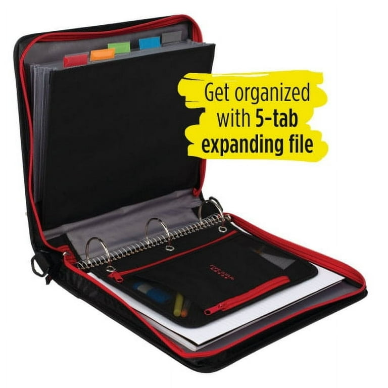 Free Shipping! Five Star® Zipper 3-Ring Binder With Pencil Pouch