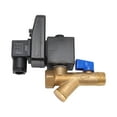 thumbnail image 1 of Water  Drain Valve, Sturdy Easy To Install Electronic Drain Valve DN15 G1/2  For Screw Compressor AC110V, 1 of 8