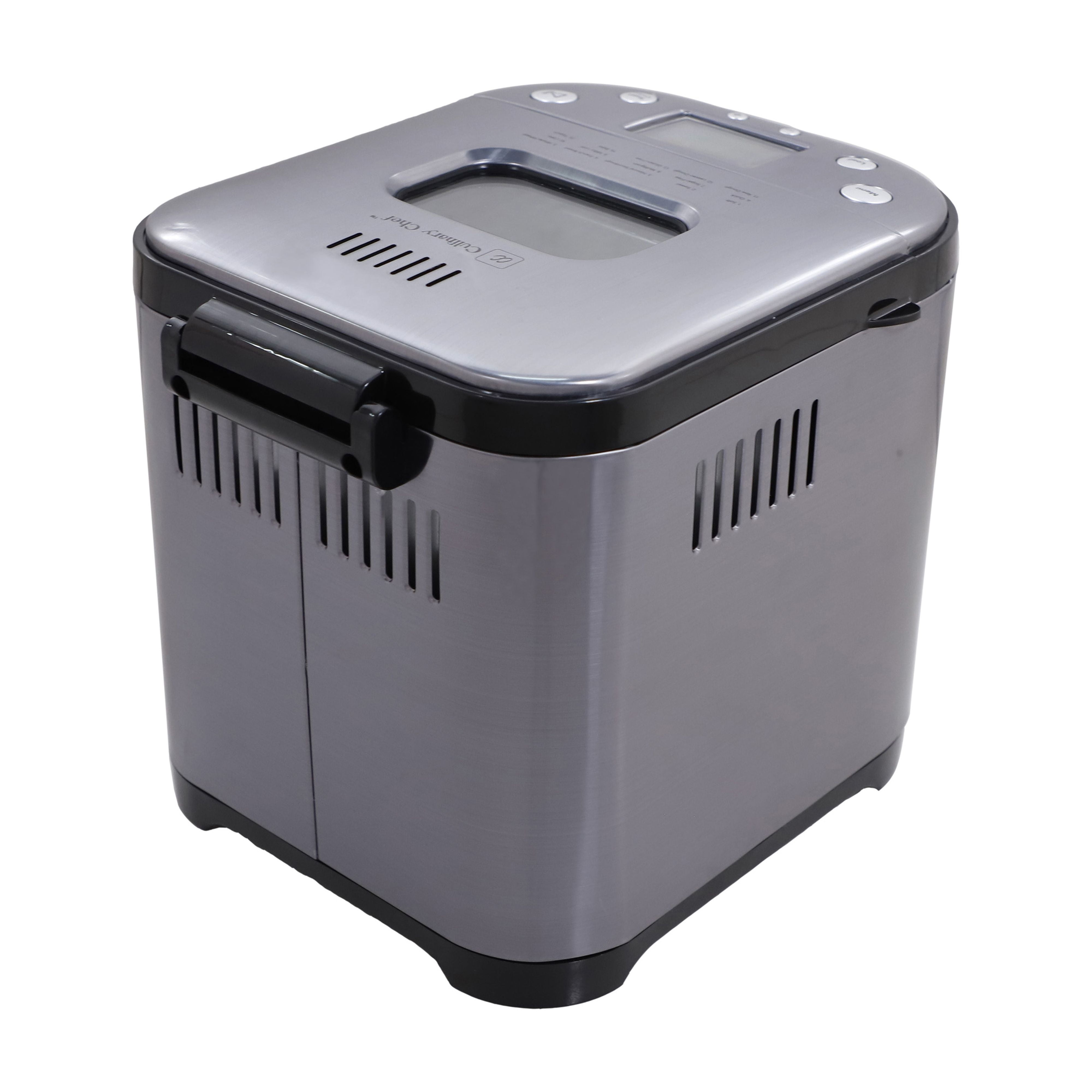 Culinary Chef 15-Program Bread Maker - Stainless Steel Black