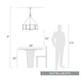 thumbnail image 3 of Golden Lighting 6068-5 BCB Marco 5-Light Chandelier in Brushed Champagne Bronze with Clear Glass, 3 of 7
