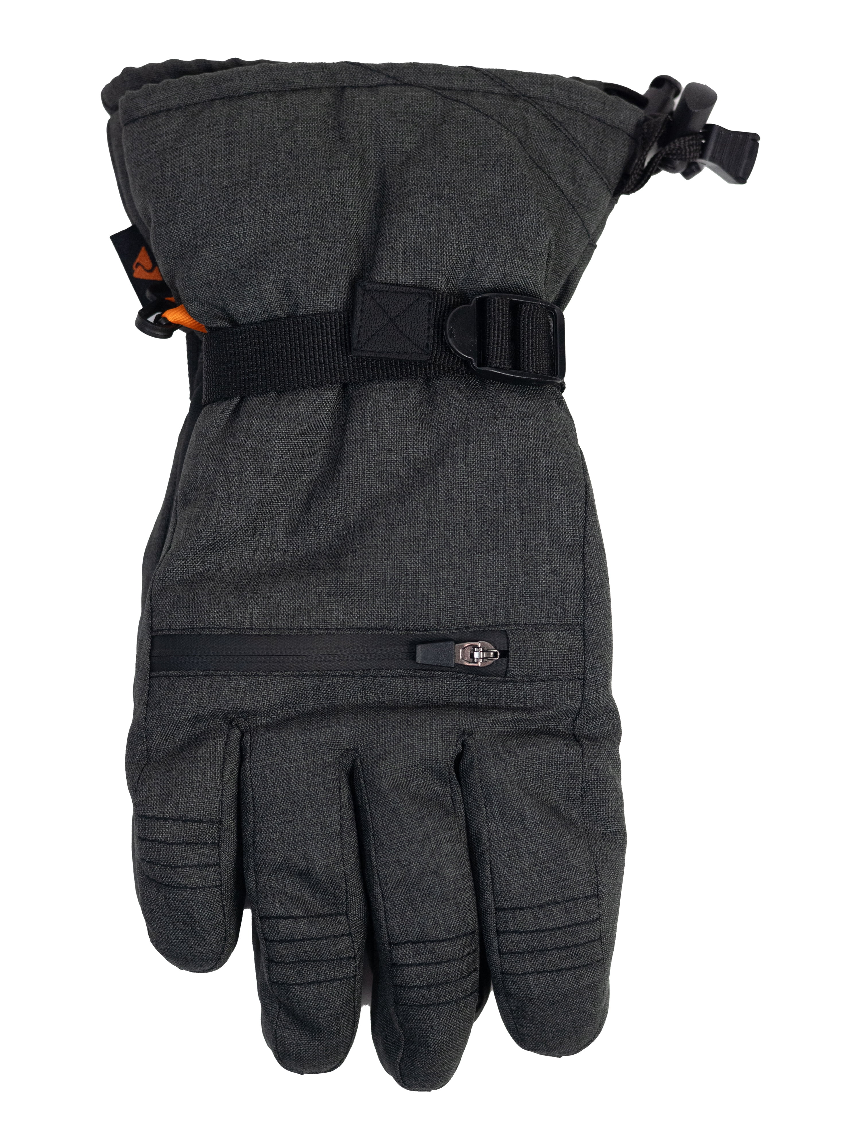 Ozark Trail Mens Ski Glove, Charcoal Sky