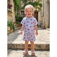 thumbnail image 4 of BemeyourBBs Toddler Baby Baby Boy 4th of July Outfits Baby Boys Patriot Independent Day Outfit Cotton Linen Summer Clothes Ice Cream Print Short Sleeve Button Down Shirt and Pockets Shorts Set, 4 of 9