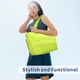thumbnail image 3 of Bolso de mano TopDesign Puffer Lightweight para mujer, color verde, 3 of 8