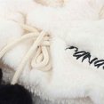 thumbnail image 3 of 1 gorro de panda para mujer, cálido para otoño e invierno, con protección para las orejas de felpa para estudiantes, 3 of 5