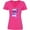 Hot Pink, variant on Inktastic Alzheimers Awareness I Wear Purple for My Mom Women's V-Neck T-Shirt