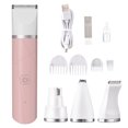 thumbnail image 2 of Riwcyla 4,in,1 Multi,functional Electric Dog Clippers for Grooming Cordless Dog Shaver Clippers Trimmers Low Noise Pet Grooming Tools Built,in Battery with 4 Detachable Heads & 4 Guide Combs for Sma, 2 of 6