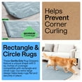 thumbnail image 4 of GORILLA GRIP Rug Gripper Pads Removable Sticky Pad Keeps Rugs Corners from Curling, 7x4 inch, 4 Pack, 4 of 10