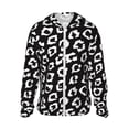 thumbnail image 2 of Lsque Black Leopard UPF 50+ Lightweight Sun Protection Men's Women's Long Sleeve Shirt, Hoodie Performance -Small, 2 of 9