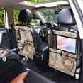 thumbnail image 7 of WOBOGO Rose Civet Cat Backseat Car Organizer Footed Universal Car with Touch Screen Tablet Holder Rear Seat Protector, 7 of 7