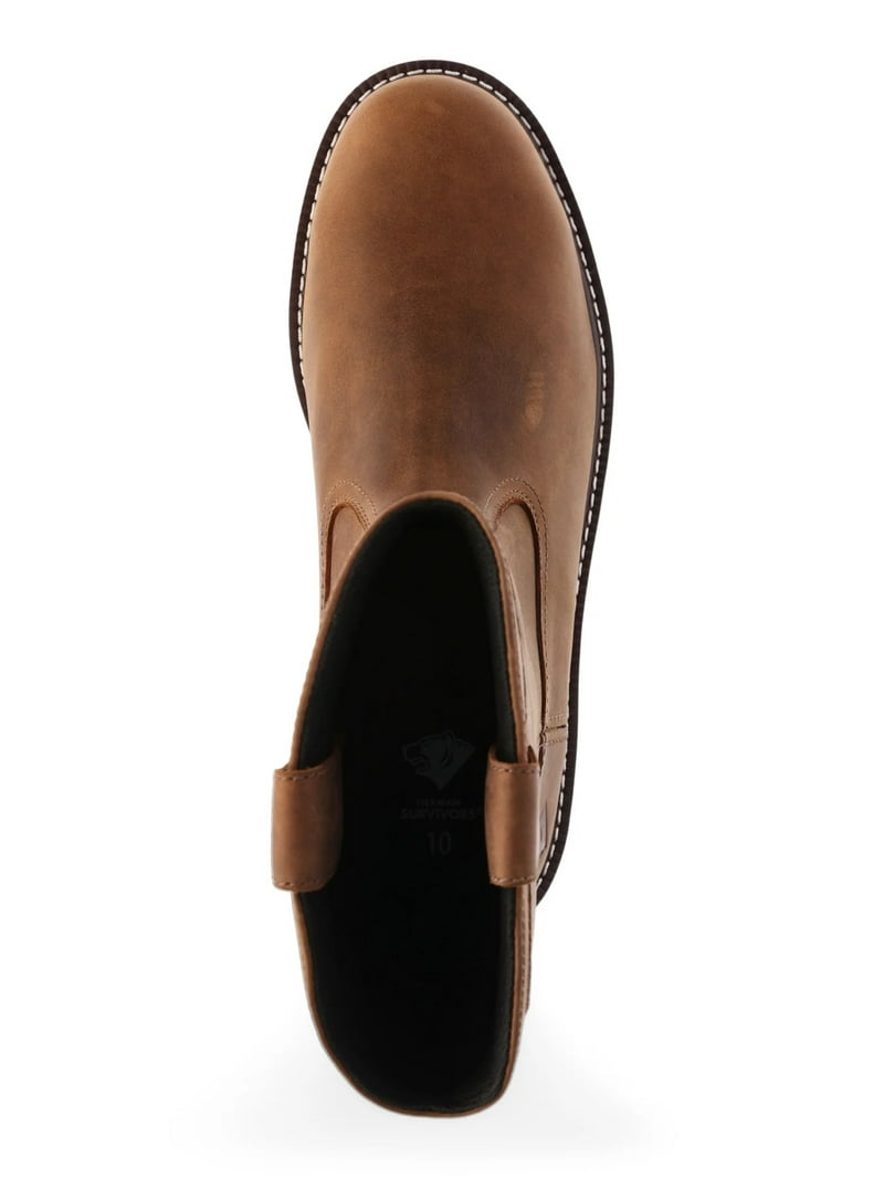 Herman Survivors Men's Steel Toe Rift Pull On Western Work Boots