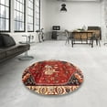 thumbnail image 3 of Ahgly Company Indoor Rectangle Traditional Orange Brown Animal Area Rugs, 5' x 8', 3 of 6