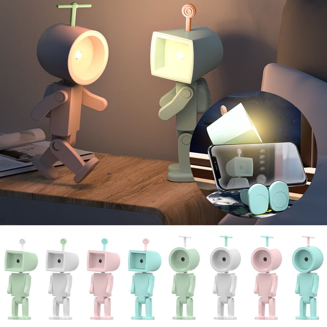 Mini Lámpara de Noche Led | Lámpara de Mesa con Forma de Libro | Luz Nocturna Ambiental para Dormitorio | Adorable | Funciona con Pilas | Ideal para Decoración Del Hogar | Iluminación para Dormitorio