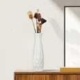 thumbnail image 3 of Modern 12-Inch Tall White Ceramic Vase for Pampas Grass, Floral Arrangements, and Home Decor, 3 of 9