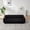 Black, variant on 87.4" Cloud Series Minimalist Button-Tufted 3-Seater Sofa, Chenille Upholstered Couch with Square Arms, No Assembly Required