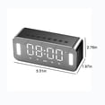 thumbnail image 2 of XGFHYJEH Digital Clocks, Alarm Clock Radio, Alarm Clock for Heavy Sleepers Adults, Loud Alarm Clocks, Small Smart Bedside Tabletop Clock with Large LED Display & Temprature & Bluetooth Speaker, 2 of 8