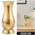 thumbnail image 3 of unbranded Florero Pequeño Dorado De Acero Inoxidable Para Arreglo Floral Y De Hogar, 3 of 6