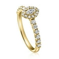 thumbnail image 2 of Pompeii 1 1/4Ct Marquise Halo Diamond Engagement Wedding Ring Set White or Yellow Gold, 2 of 4
