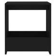 thumbnail image 2 of vidaXL Side Table Black 50x26x50 cm Engineered Wood, 2 of 5