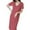 Red, variant on Clearance! Cqxid525 Nightgowns for Women Women's Soft Nightgown Sleep Dress Summer Short Sleeve Comfy Sleepwear with Built In Bra Lightweight Sleep Shirt Purple 1PC