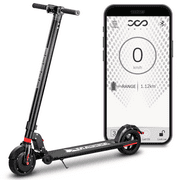 Magshion 300W Electric Scooter 8-11 Miles Long Range and 6/12/19 MPH Portable Folding Commuting Scooter for Adults, eABS Dual Braking System and App Control, Black