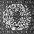 thumbnail image 1 of Ahgly Company Indoor Square Medallion Gray Traditional Area Rugs, 8' Square, 1 of 1