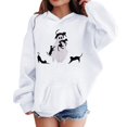 thumbnail image 4 of KAUOD Teen Girls Pullover Hoodies Ghost Graphic Oversized Cotton Hoodie Sweatshirts Youth Long Sleeve Fleece Tops Clothes, 4 of 8