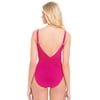 Profile by Gottex Rose Waterfall V-Neck One Piece E768-2037-614 Pink / 12