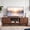 Walnut, variant on Seetech Wooden TV Stand for TVs up to 80", Modern Entertainment Center with Power Outlet and 2 Storage Cabinets, Walnut