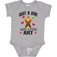 thumbnail image 3 of Inktastic Artist Just A Girl Who Loves Art Girls Baby Bodysuit, 3 of 5