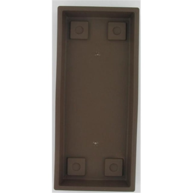 Myers-itml-akro Mils 18in. Chocolate Venetian Flower Box Trays SVN18000E21 - Pack of 6