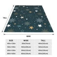 thumbnail image 3 of Pofeuu Christmas Snowflake Print Ultra-Soft Micro Fleece Blanket,for Bed Or Sofa,All Season Throw Blankets Flannel Blanket-80"x60", 3 of 7