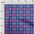 thumbnail image 1 of oneOone Cotton Silk Fabric Madras Check Printed Fabric 1 Yard 42 Inch Wide, 1 of 3
