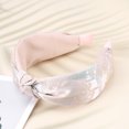 thumbnail image 6 of Unique Bargains 1 Pc Jacquard Embroidery Tie Headbands for Women Pink Blue, 6 of 6