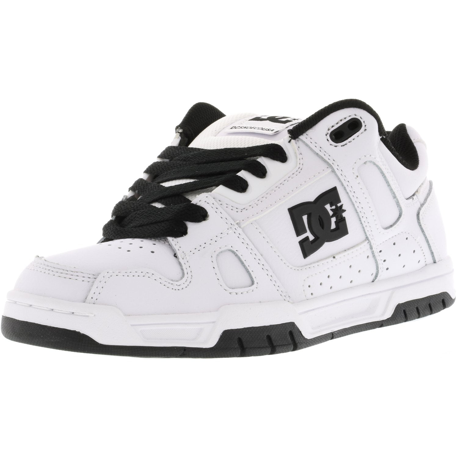 Dc Men's Stag White / Black AnkleHigh Leather Skateboarding Shoe 8M