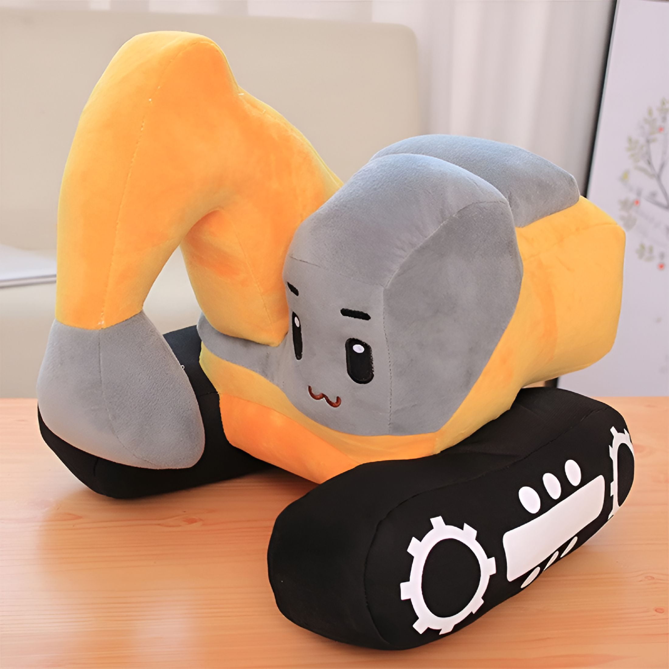 BESTSKY 2026 New Doll Excavator Toy&Cuddly Pillow Ideal for Boys&Kids Birthday Surprise Stuffed Owl Dinosaur Weighted Stuffed Animal Toy Bear Funny Dog Teeth Two Year Old Toys Easter Stuffed