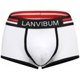 thumbnail image 6 of YWDJ Mens Boxer Briefs Underwear Cotton Breathable Lightweight No Show Mens Fashion Underwear Shorts Sexy Breathable White XL, 6 of 6