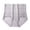Gray#underwear for women#29, variant on Womens Underwear High Waist Lace Cotton Panties Lightweight Breathable Briefs Black M