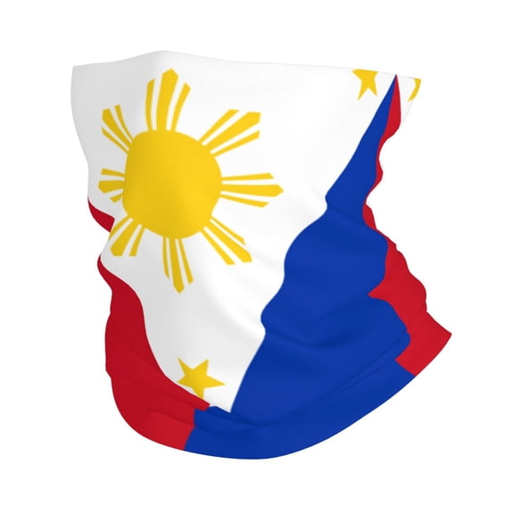 Flag Of The Philippinesneck Gaiter Elastic Balaclavas Face Mask Versatile Bandana For Men Women